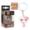 Funko Keychain Harley Quinn Pink Hearts