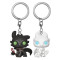Funko Keychain Toothless & Light Fury