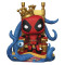 Funko King Deadpool on Throne