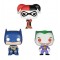 Funko Pocket Batman, Joker & Harley Quinn