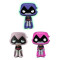 Funko Raven Purple GITD, Gray & Pink