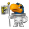 Funko Toucan Astronaut White