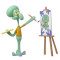 SBS Squidward Painting
